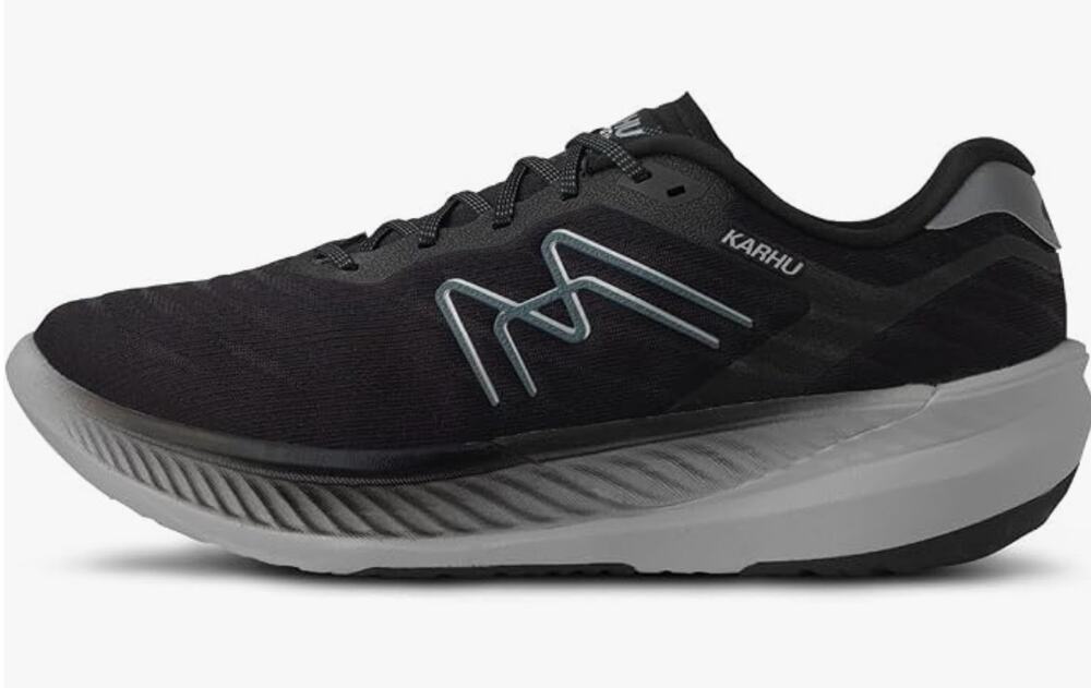 Karhu Women's Fusion 4.0 Running Shoe, Black/Stormy Weather, 8 Medium